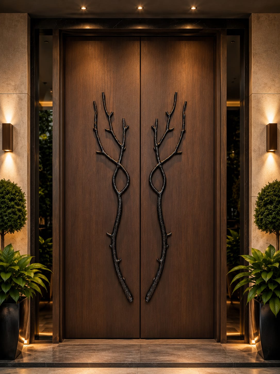 Branch Designer Door Pull Handle - Custom Brass Handles Gurgaon